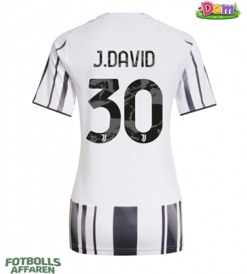 Juventus Jonathan David #30 Hemmatröja Kvinnor 2025-26 Kortärmad